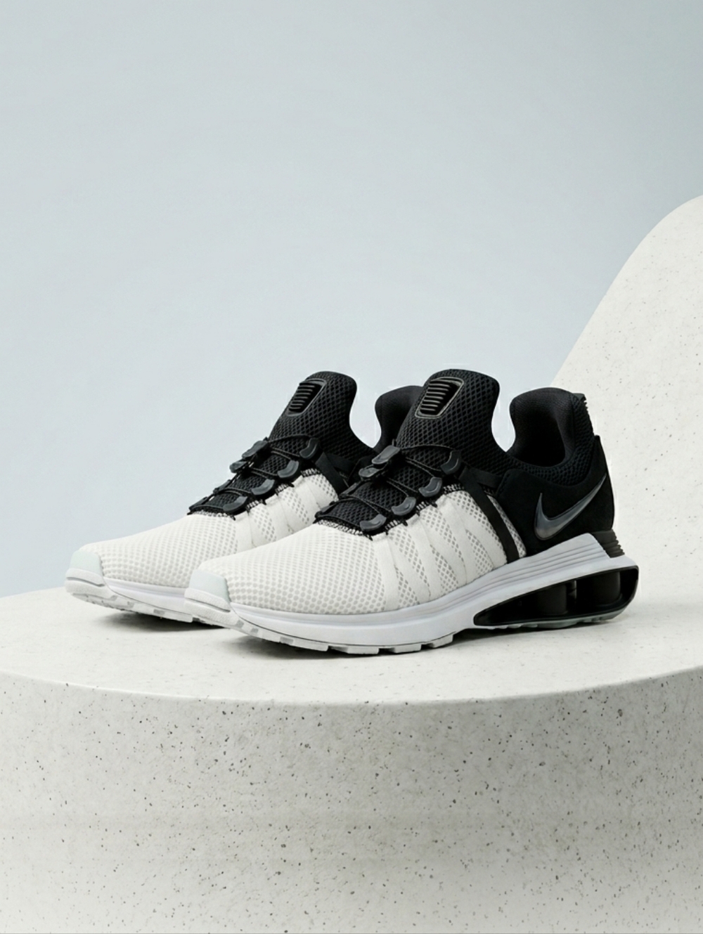 Nike Shox Gravity White-Black  Rare 2017! AR1999-101, Men's 14